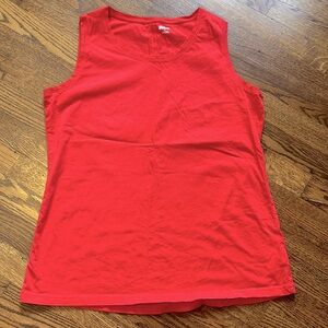 Women’s EUC Duluth Trading Co. Red Tank Top Large